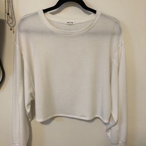 Garage, long sleeve shirt, white